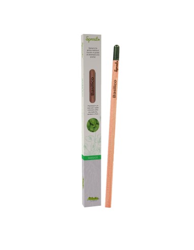 Matita piantabile con semi di Basilico LAGSPR-01 Futurart | Futurartshop.com