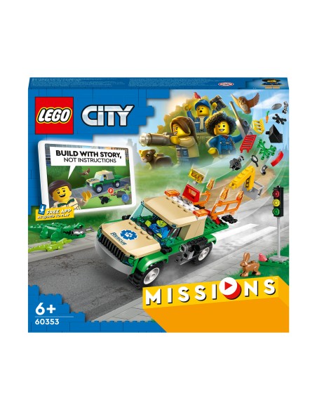 Lego City 60353-animal rescue missions LEG6385810 Lego | Futurartshop.com