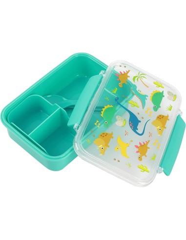 Lunch box with dinosaurs and cutlery TOTID2017 i-total | Futurartshop.com