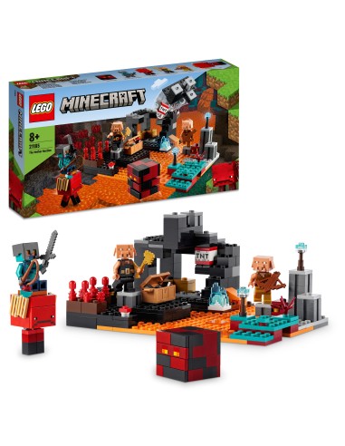Lego Minecraft 21185 - Il bastione del Nether LEG6379573 Lego | Futurartshop.com
