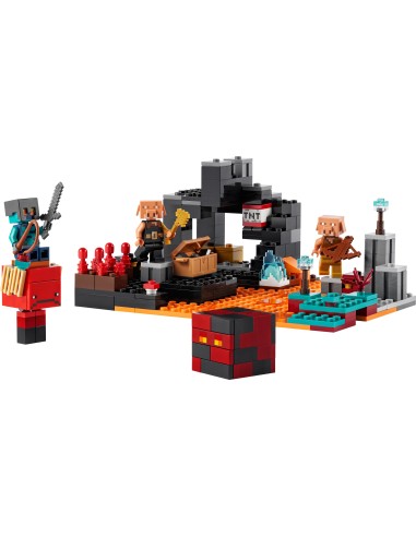 Lego Minecraft 21185-the bastion of the Nether LEG6379573 Lego | Futurartshop.com