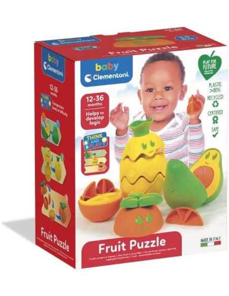 Bab CL Clem set fruit compose and learn CLE17686 Clementoni | Futurartshop.com