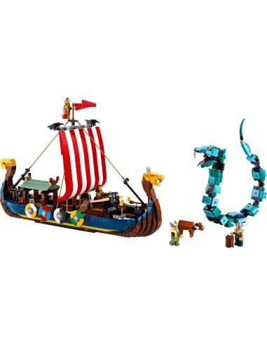 Lego Creator 31132 - Nave vichinga e Jörmungandr LEG6379830 Lego | Futurartshop.com