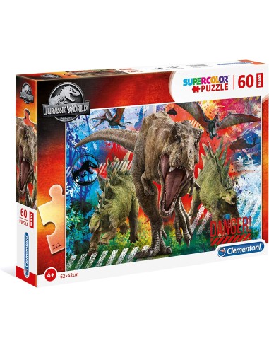 Puzzle Jurassic World Danger 60 maxi pezzi CLE26456 Clementoni | Futurartshop.com