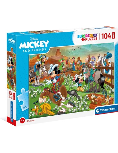 Puzzle Mickey and Friends 104 maxi pezzi CLE23759 Clementoni | Futurartshop.com
