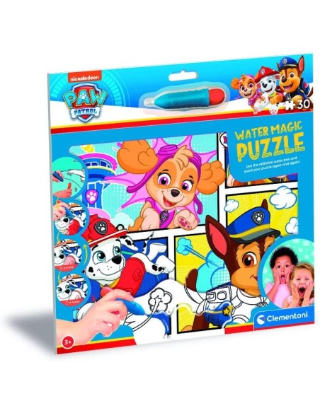 Magic Puzzle ad acqua Paw Patrol 30 pezzi CLE22710 Clementoni | Futurartshop.com