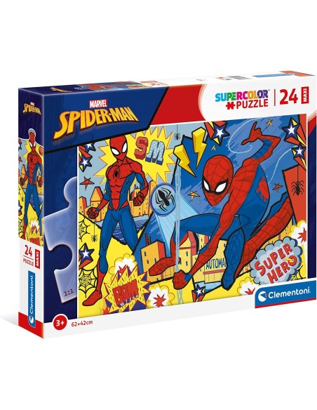 Spider-Man super hero Puzzle 24 Ma pezzi CLE24216 Clementoni | Futurartshop.com