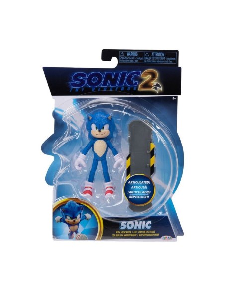 Sonic 2 personaggio Sonic con snowboard JAK41266-1 Jakks Pacific | Futurartshop.com