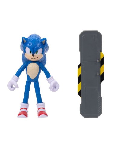 Sonic 2 personaggio Sonic con snowboard JAK41266-1 Jakks Pacific | Futurartshop.com