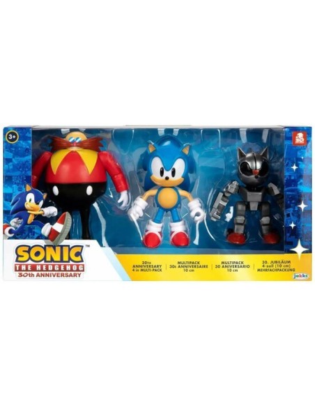 Sonic multipack con 3 personaggi da 10 cm JAK40863 Jakks Pacific | Futurartshop.com