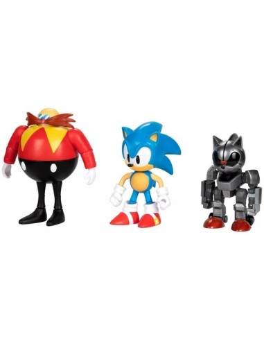 Sonic multipack con 3 personaggi da 10 cm JAK40863 Jakks Pacific | Futurartshop.com