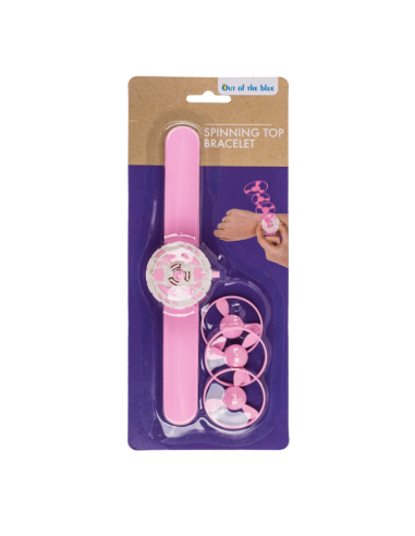 21.5 cm Pink Spinning Top bracelet OTB59/2159 Out of The Blue | Futurartshop.com