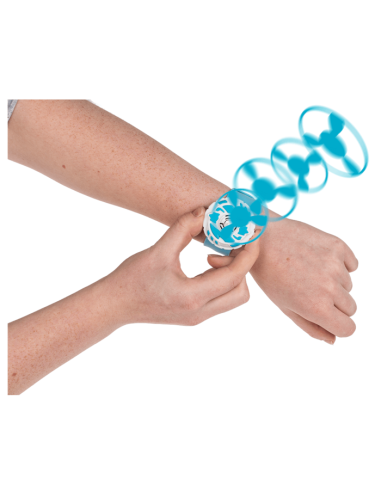 21.5 cm Blue Spinning Top bracelet OTB59/2160 Out of The Blue | Futurartshop.com