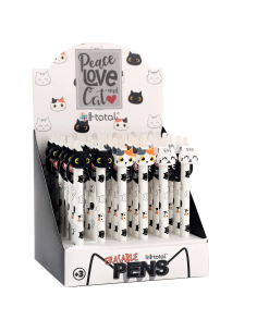 Erasable pen with cats-3 models TOTXL1892 i-total | Futurartshop.com 2