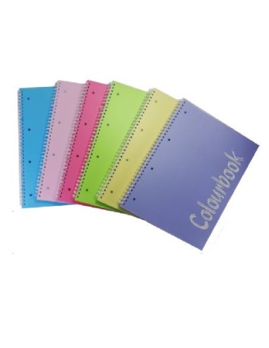 Ma Quadi notebook with spiral pastel colors-Rigo 1R LAGCOL18230 Colourbook | Futurartshop.com
