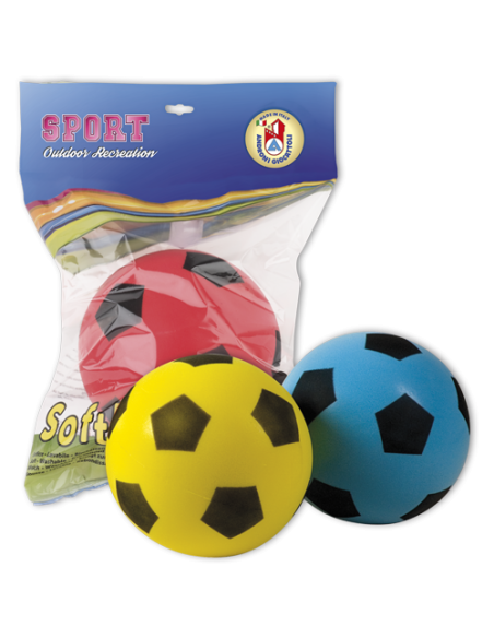 Soft sponge ball - 3 colors diameter 20 cm AND5960-0000-BC Androni | Futurartshop.com