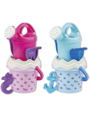Playset mare Baby Sea Shell secchiello annaffiatoio e formina - 2 colori AND1324-00SH Androni | Futurartshop.com