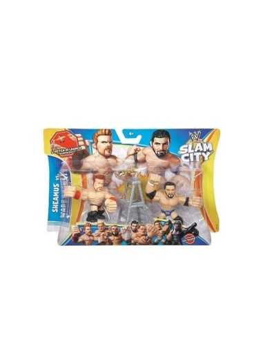 WWE Slam City (Sheamus e Brock Lesnar) - Personaggi cartoni animati battaglia MATTBJN68/BHK82 Mattel | Futurartshop.com