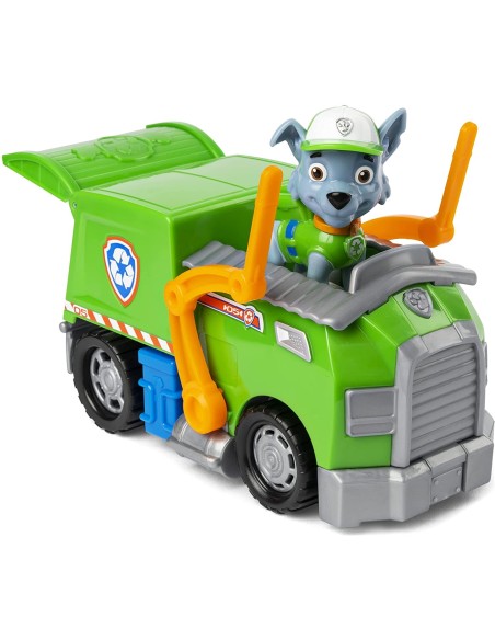 Paw Patrol personaggio Rocky con veicolo Recycle Truck MAG6052310-6 Spin master | Futurartshop.com