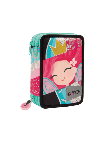 GO POP Astuccio Princess con 3 zip 22-23 GIOPGG9L2200 Giochi Preziosi | Futurartshop.com