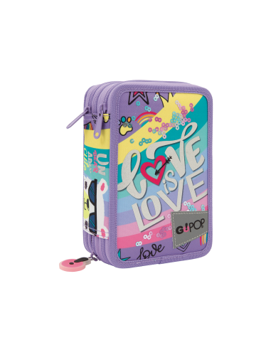 GO POP Love Is Love case with 3 zip 22-23 GIOPGG9L2300 Giochi Preziosi | Futurartshop.com