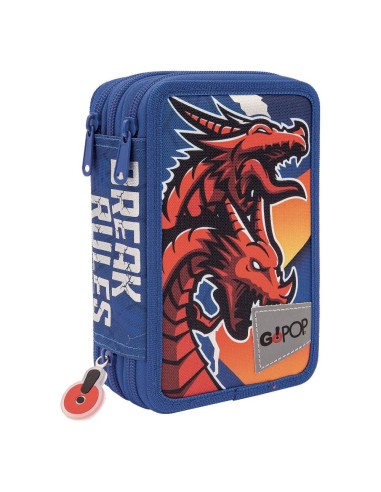 GO POP Astuccio Dragon con 3 zip 22-23 GIOPGG9L2400 Giochi Preziosi | Futurartshop.com