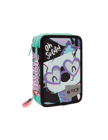 Go POP Koala case with 3 zip 22-23 GIOPGG9L2700 Giochi Preziosi | Futurartshop.com