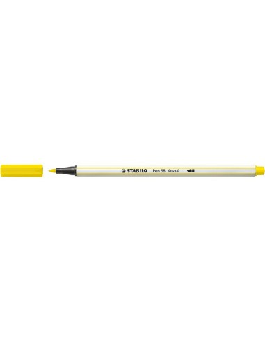 Marker pen Stabilo Brush 68 color lemon yellow ARV568/24 Stabilo | Futurartshop.com