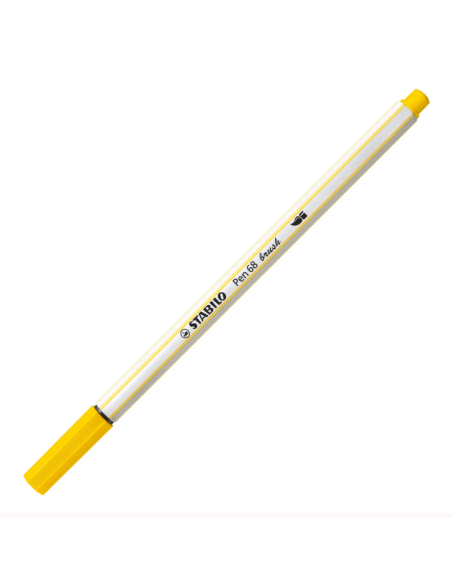 Marker pen Stabilo Brush 68 color lemon yellow ARV568/24 Stabilo | Futurartshop.com