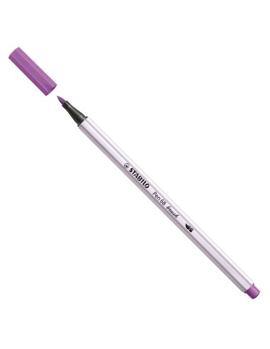 Stabilo Brush 68 plum color marker pen ARV568/60 Stabilo | Futurartshop.com