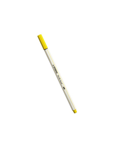 Pennarello Stabilo Brush 68 colore giallo ARV568/44 Stabilo | Futurartshop.com