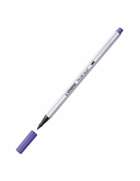 Stabilo Brush 68 color purple marker pen ARV568/55 Stabilo | Futurartshop.com