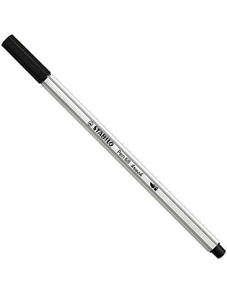 Pennarello Stabilo Brush 68 colore nero ARV568/46 Stabilo | Futurartshop.com