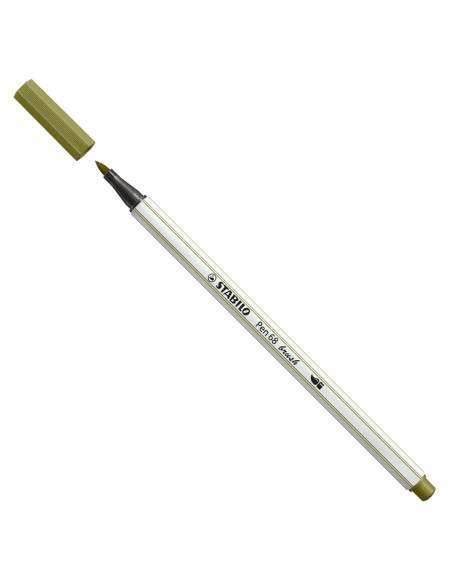 Stabilo Brush 68 color mud green marker pen ARV568/37 Stabilo | Futurartshop.com