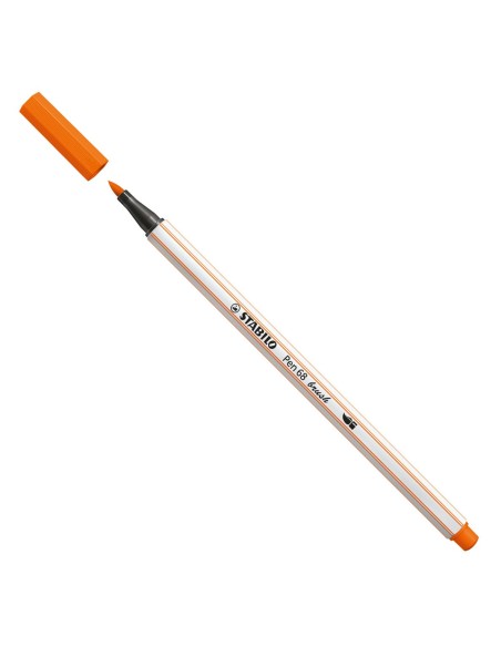 Stabilo Brush 68 marker light Vermilion color ARV568/30 Stabilo | Futurartshop.com