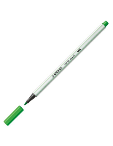 Pennarello Stabilo Brush 68 colore verde chiaro ARV568/33 Stabilo | Futurartshop.com