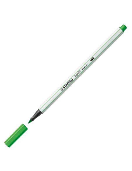 Pennarello Stabilo Brush 68 colore verde chiaro ARV568/33 Stabilo | Futurartshop.com