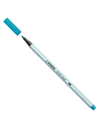 Marker pen Stabilo Brush 68 color light blue ARV568/31 Stabilo | Futurartshop.com