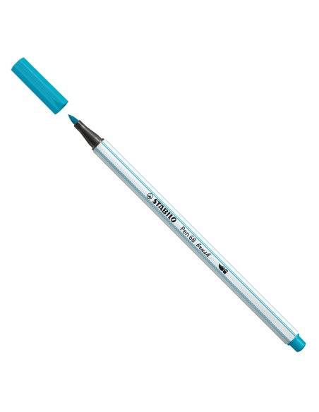 Pennarello Stabilo Brush 68 colore blu chiaro ARV568/31 Stabilo | Futurartshop.com