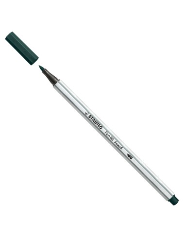 Stabilo Brush 68 color earth green marker pen ARV568/63 Stabilo | Futurartshop.com