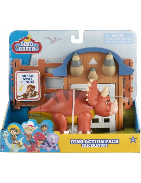 Dino Ranch action pack con dinosauro Triceratops GIODNA05000-4 Giochi Preziosi | Futurartshop.com