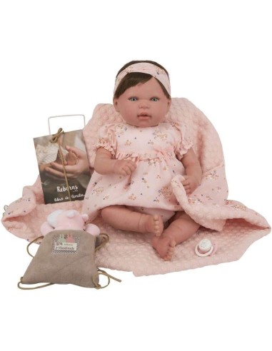 Arias Bambola Reborn Esther con coperta rosa - 45 cm GIO98083/GP Giochi Preziosi | Futurartshop.com
