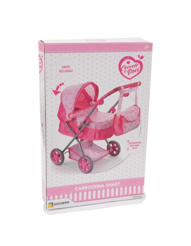 Cuddles and kisses Smart pram with shoulder bag-75 cm GIOGGI190271 Giochi Preziosi | Futurartshop.com