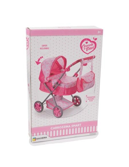 Coccole e Baci Carrozzina Smart con borsa a tracolla - 75 cm GIOGGI190271 Giochi Preziosi | Futurartshop.com