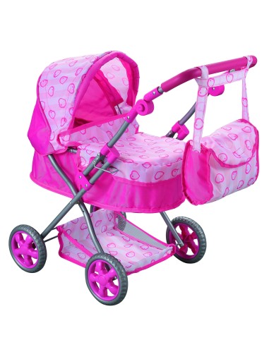 Cuddles and kisses Smart pram with shoulder bag-75 cm GIOGGI190271 Giochi Preziosi | Futurartshop.com