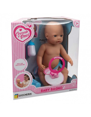 Coccole e Baci - Baby bagno con vasino e accappatoio GIOGGI190279 Giochi Preziosi | Futurartshop.com
