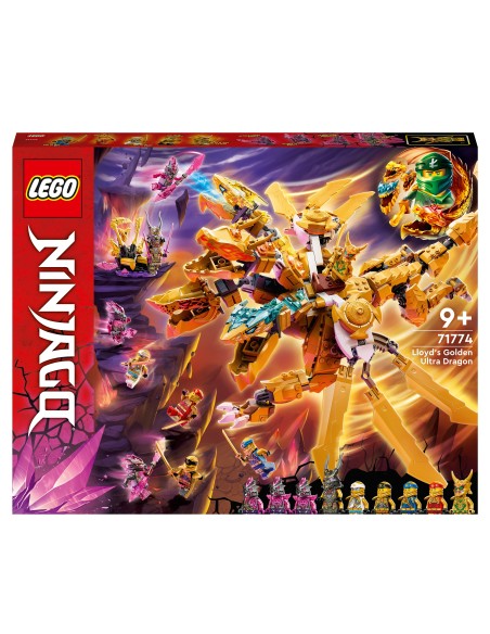Lego Ninagoago 71774-Ultra Golden Dragon by lloD LEG6378849 Lego | Futurartshop.com
