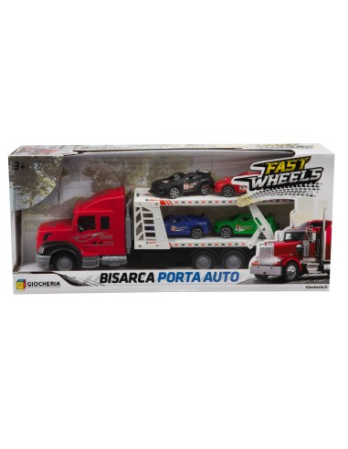 Fast Wheels Camion Bisarca porta auto con 4 auto - 4 colori GIOGGI190120 Giochi Preziosi | Futurartshop.com
