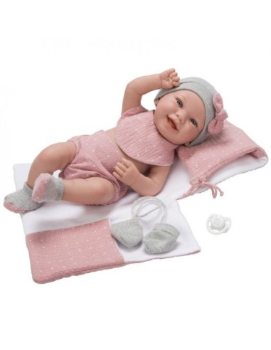 Arias doll Reborn Salma with changing table-42 cm GIO65288/GP Giochi Preziosi | Futurartshop.com