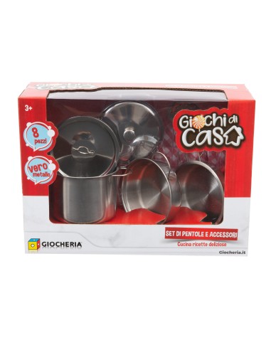 House games-set of pots and accessories GIOGGI190140 Giochi Preziosi | Futurartshop.com